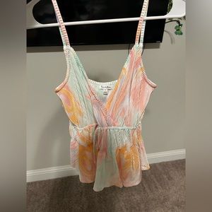 super cute silk tank